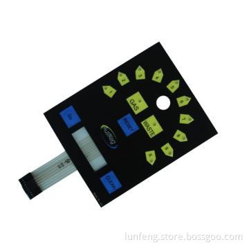 Custom Flate type graphic overlay with LED backlight